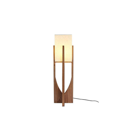 Haven Modern Farmhouse Wood Floor Lamp for Living Room & Bedroom