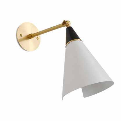 Industrial Copper LED Foldable Arm Wall Sconce