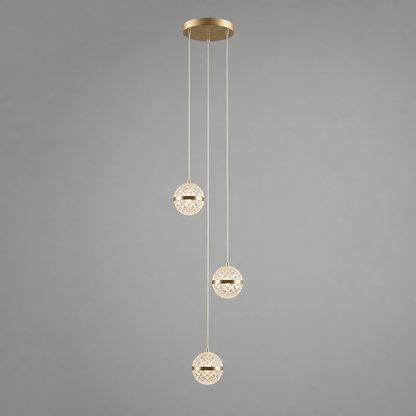 Modern Crystal LED Ball Chandelier