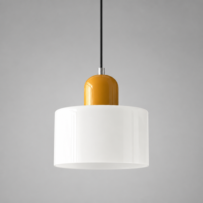 Retro Glass & Metal LED Pendant Light