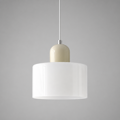 Retro Glass & Metal LED Pendant Light